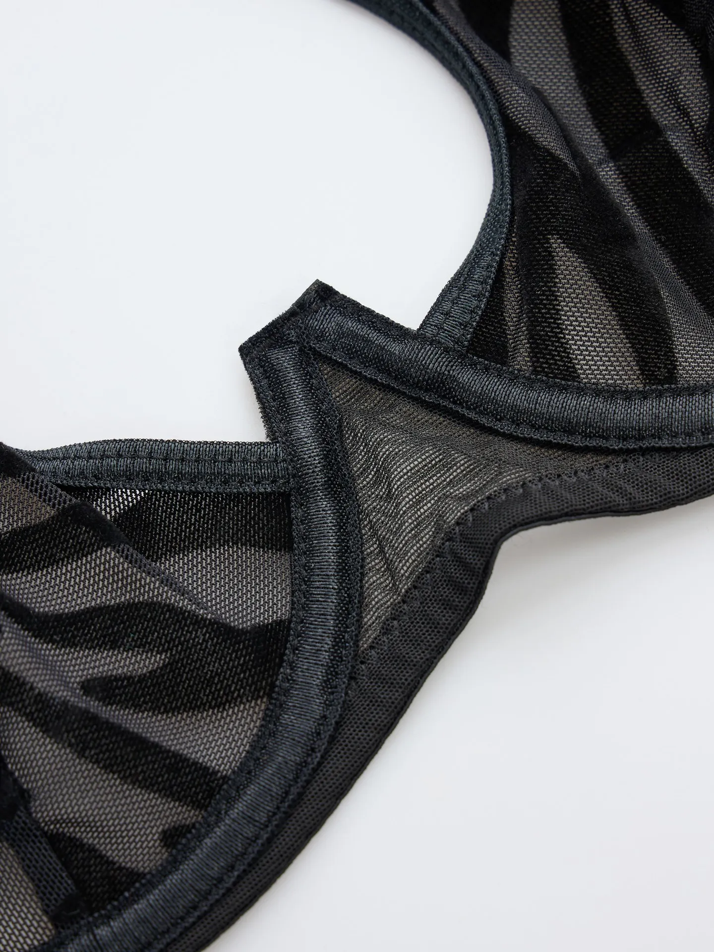 Pure Silk Lace Trimmed Bra (Panty not included)