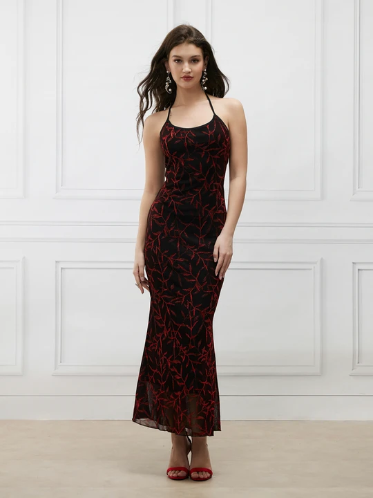 Savanna 3/4 Wrap Long Dress Skyway Botalia