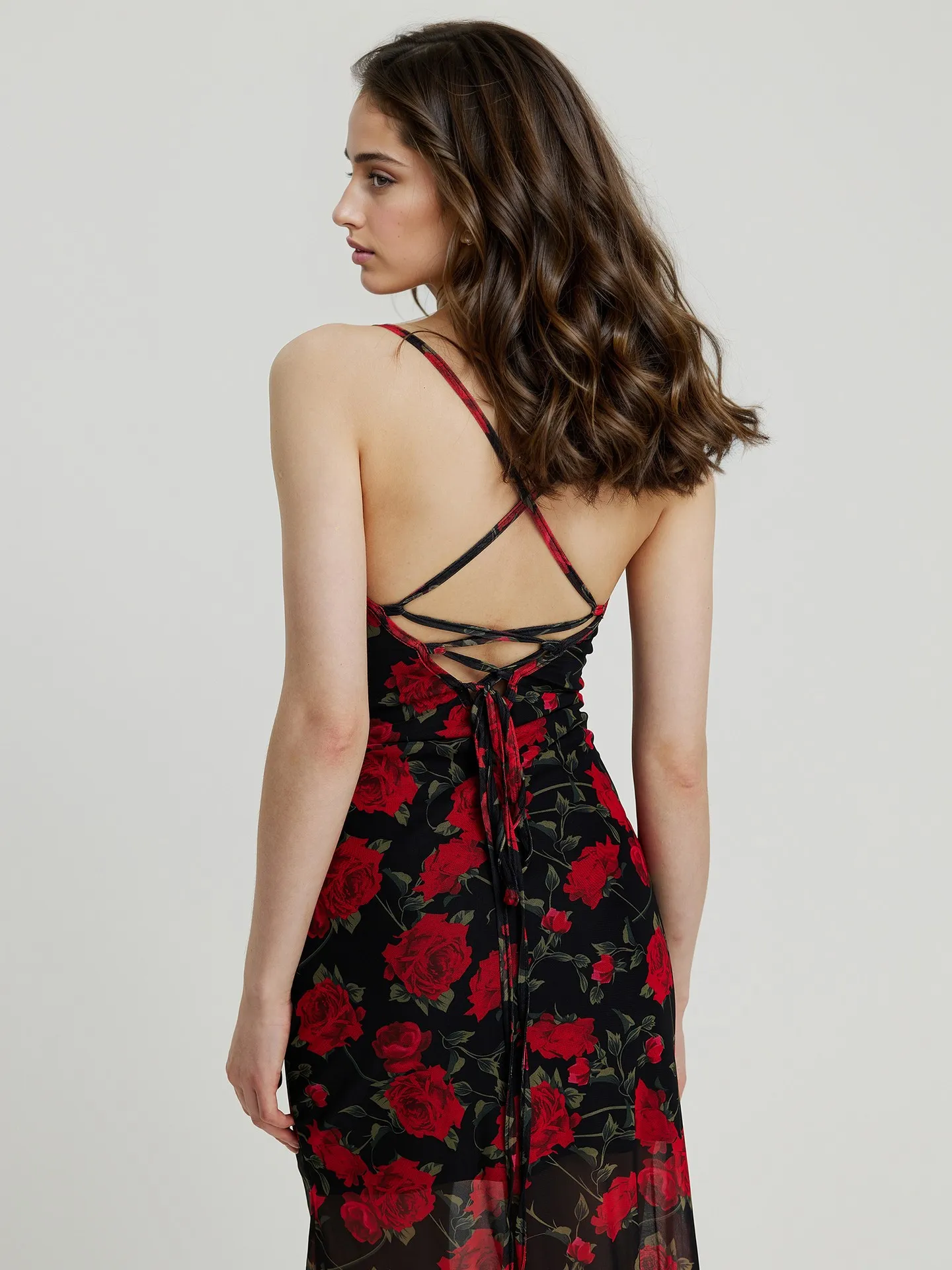 Long Gathered Sheer Cami Dress | Savana | Bestsellers Long Gathered Sheer Cami Dress | Savana | Bestsellers