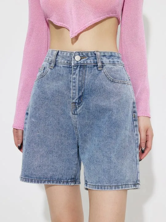 Bare denim shorts womens fashion