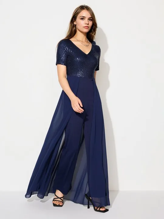 Evening wear jump suit best sale