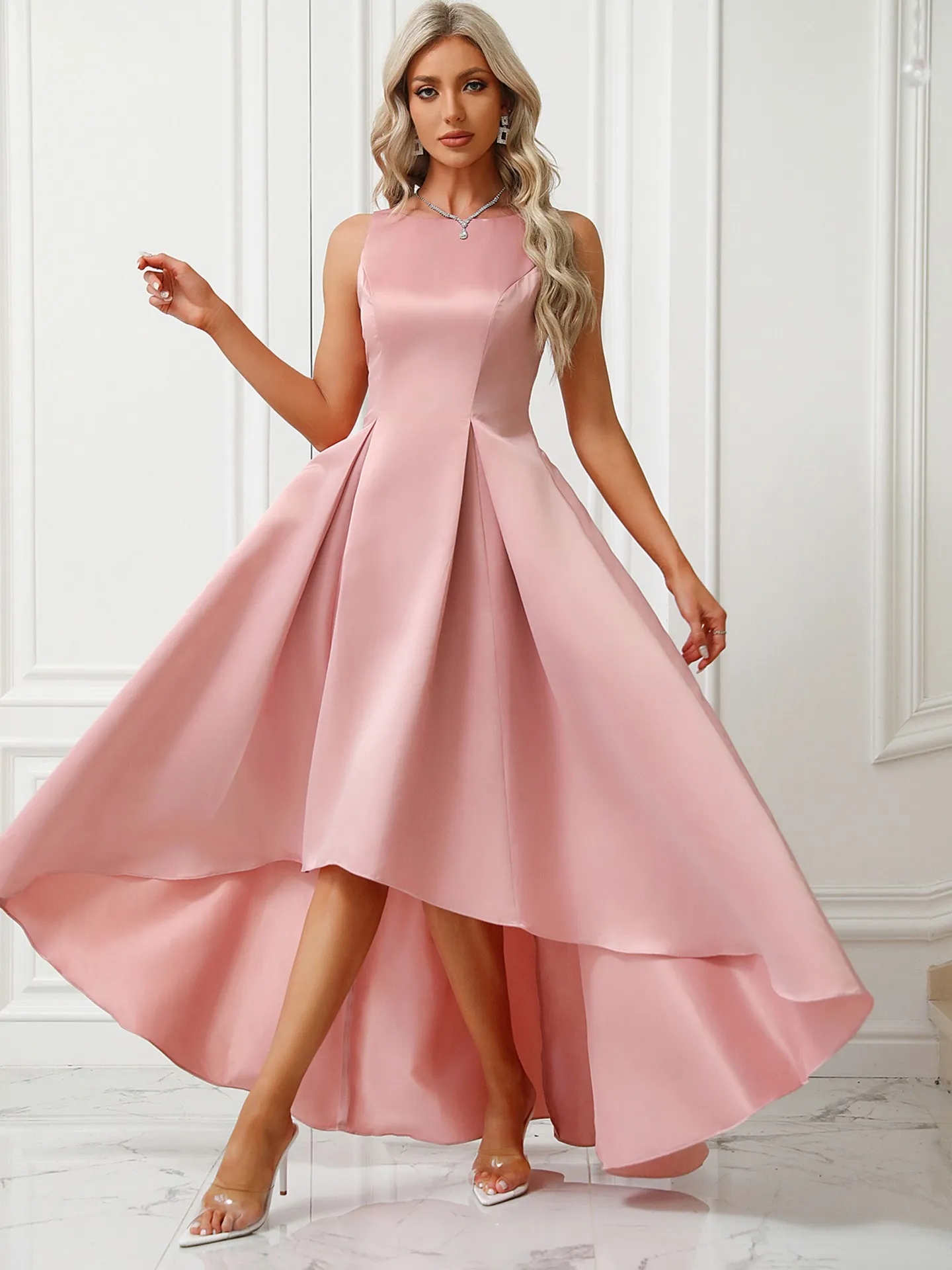 Cocktail dress light pink hotsell