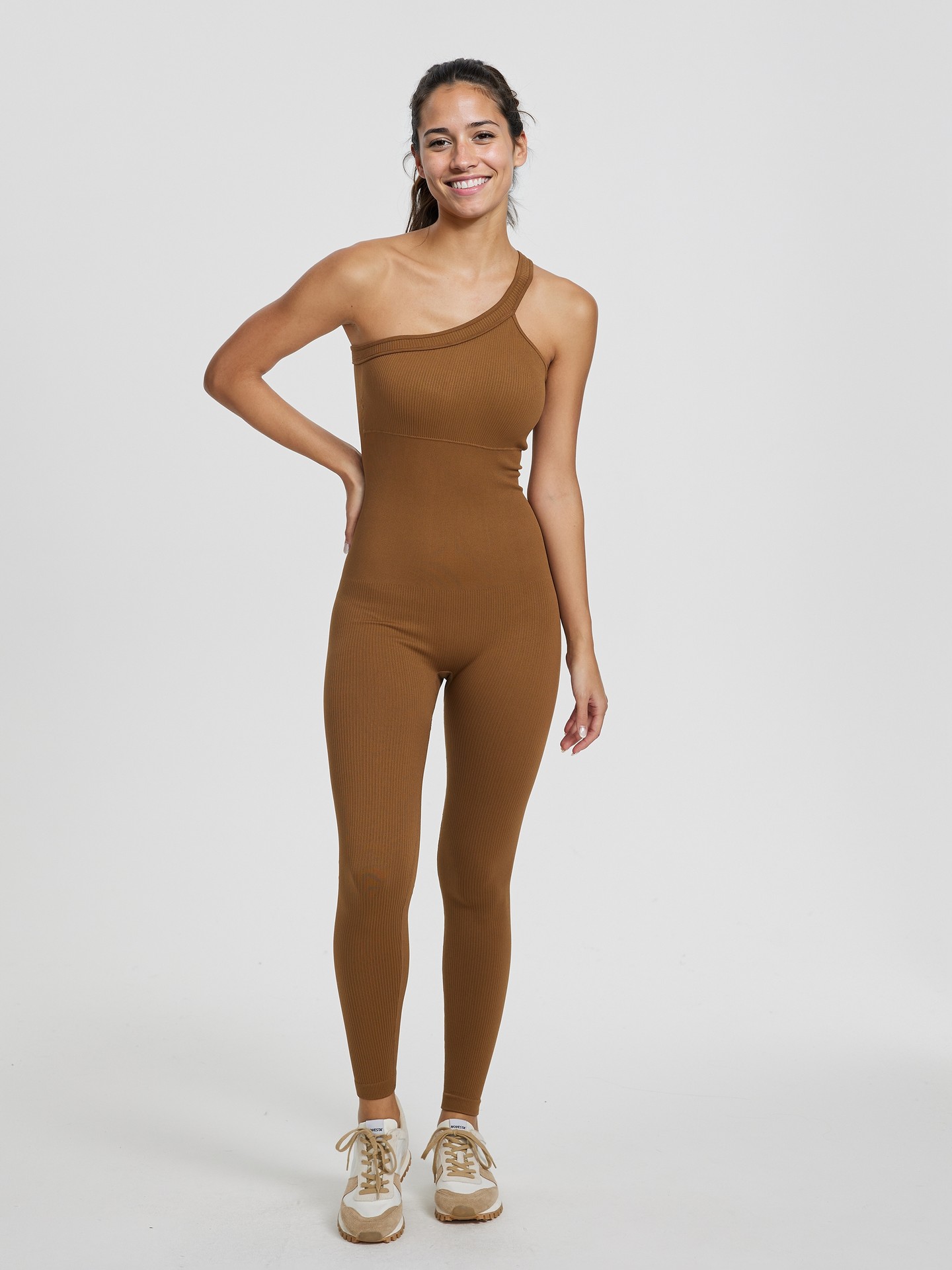 Khaki Gym Jumpsuit