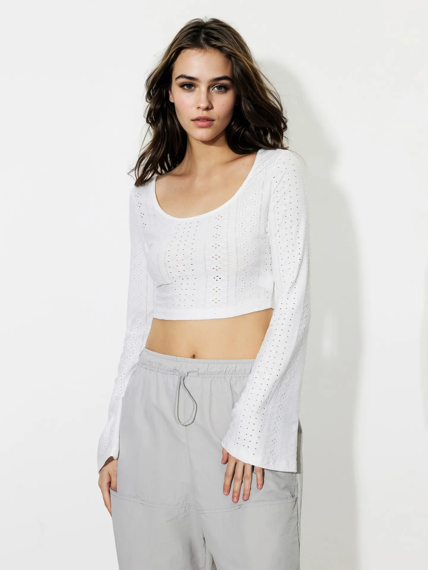 Cove Top with Embroidery
