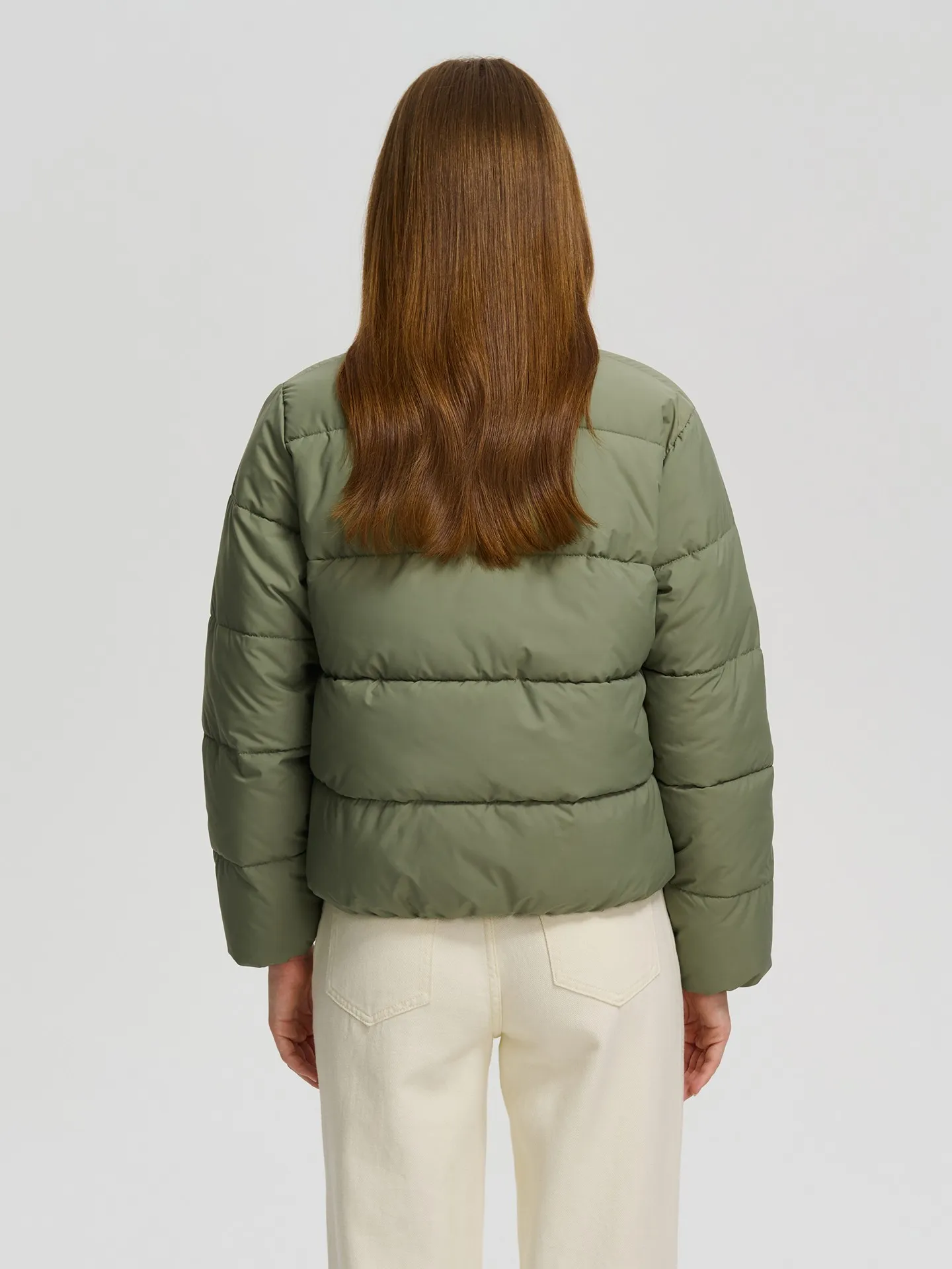 Asymmetric puffer jacket online