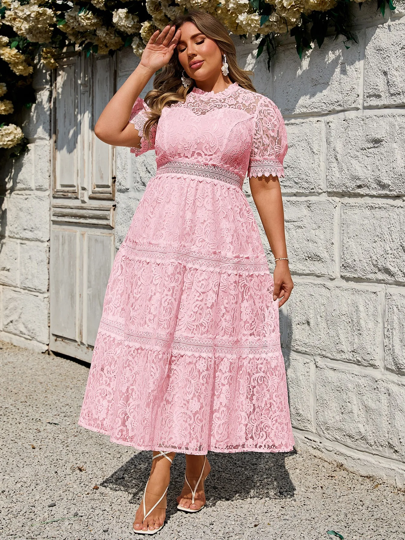 Plus Size Ruffle A-Line Dress | Savana | Bestsellers