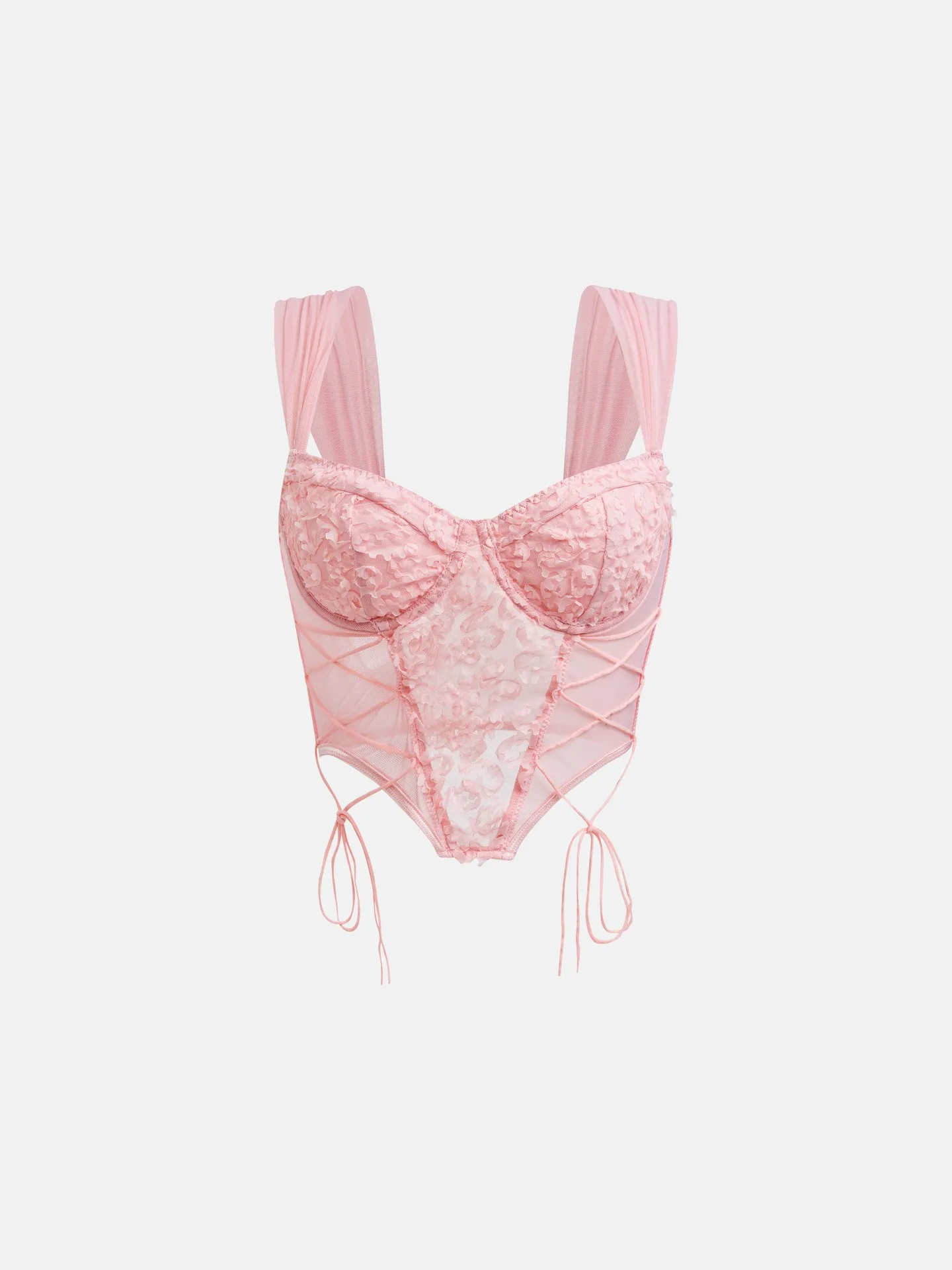 andwang Cross lace tanktop Lace Up Tank Top | Savana | Bestsellers