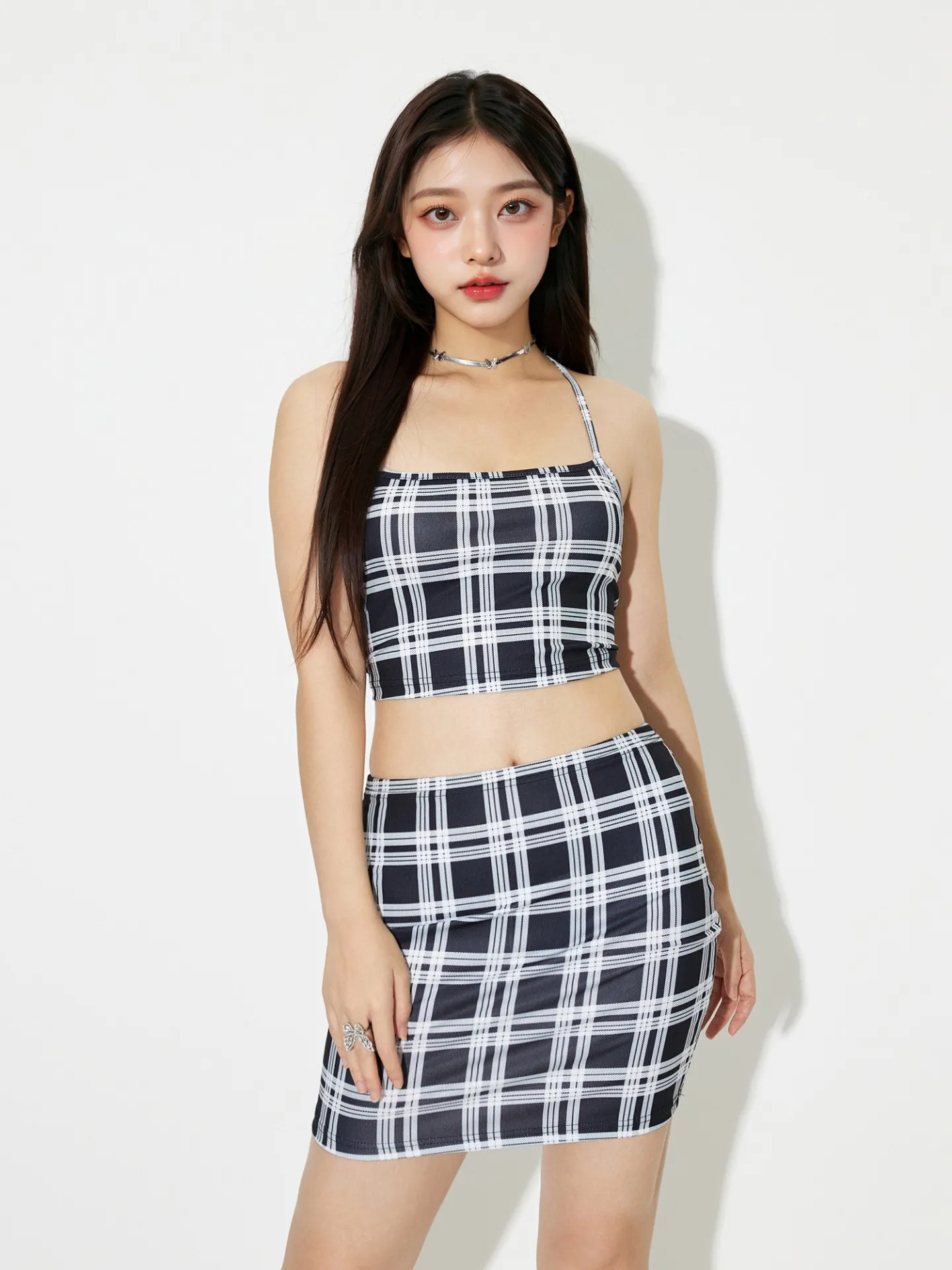 Plaid co ord set hotsell