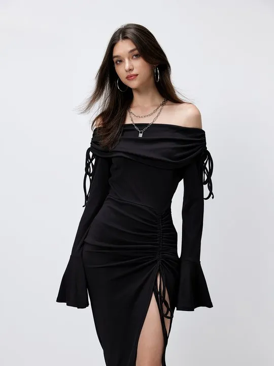 One piece dress below knee length online best sale