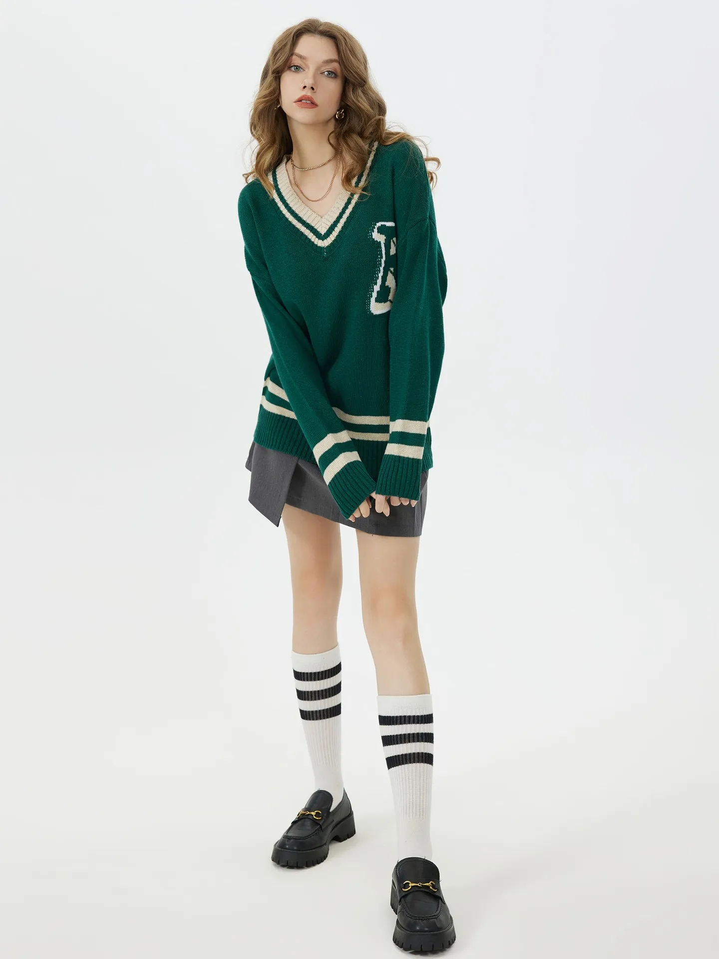 Autumn Color Block Athletic Pullover