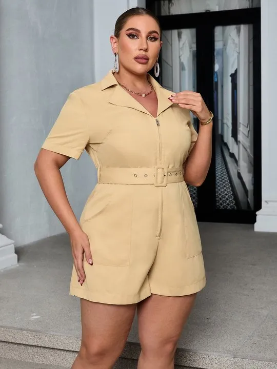 Plus size short jumpsuits online