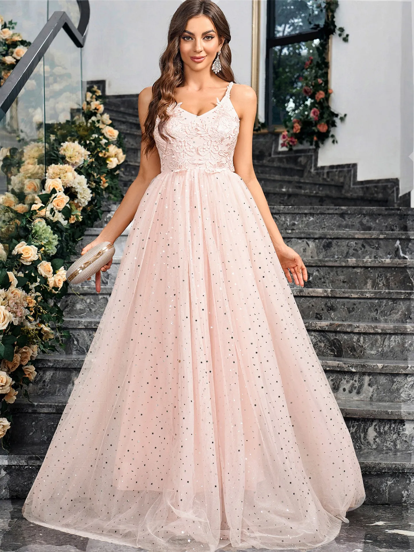 Light colored cocktail dresses best sale