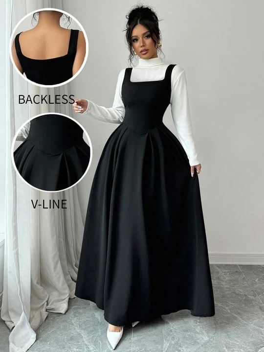 Savanna 2 4 Shirt Dress Black Stripes White main image 1