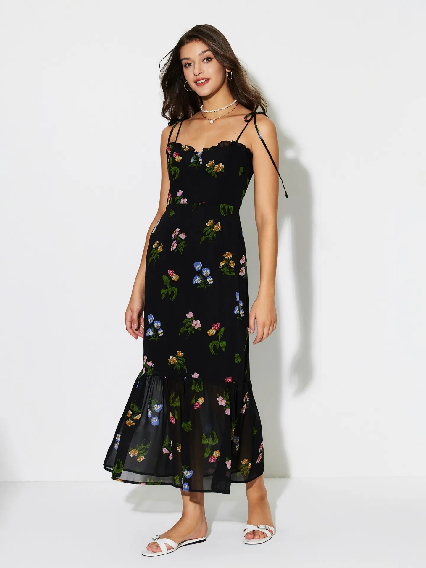 Savannah™ | Chic Ruffle A-Line Dress