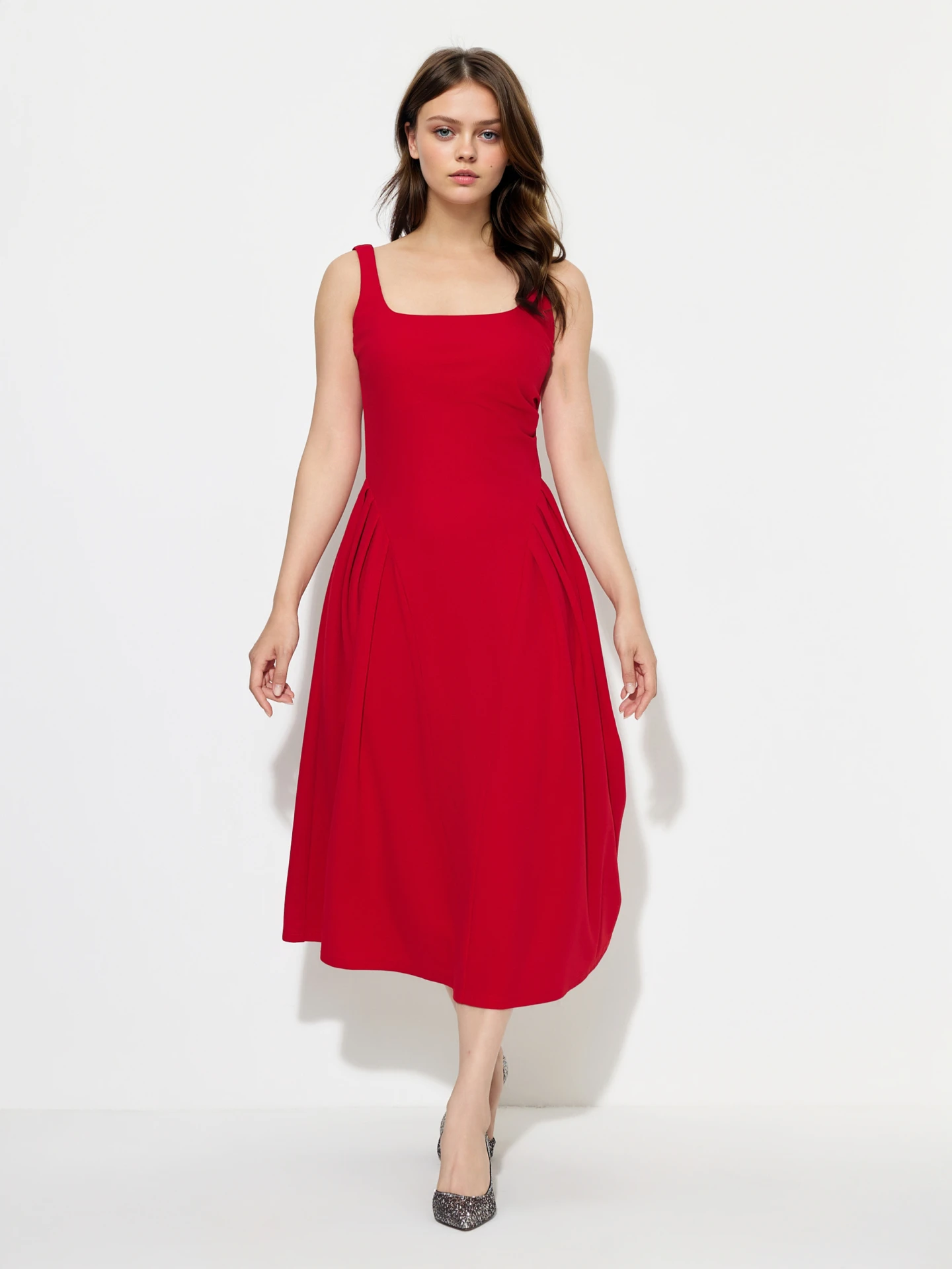 Hatley A-line Dress - Red Plaid main image 1