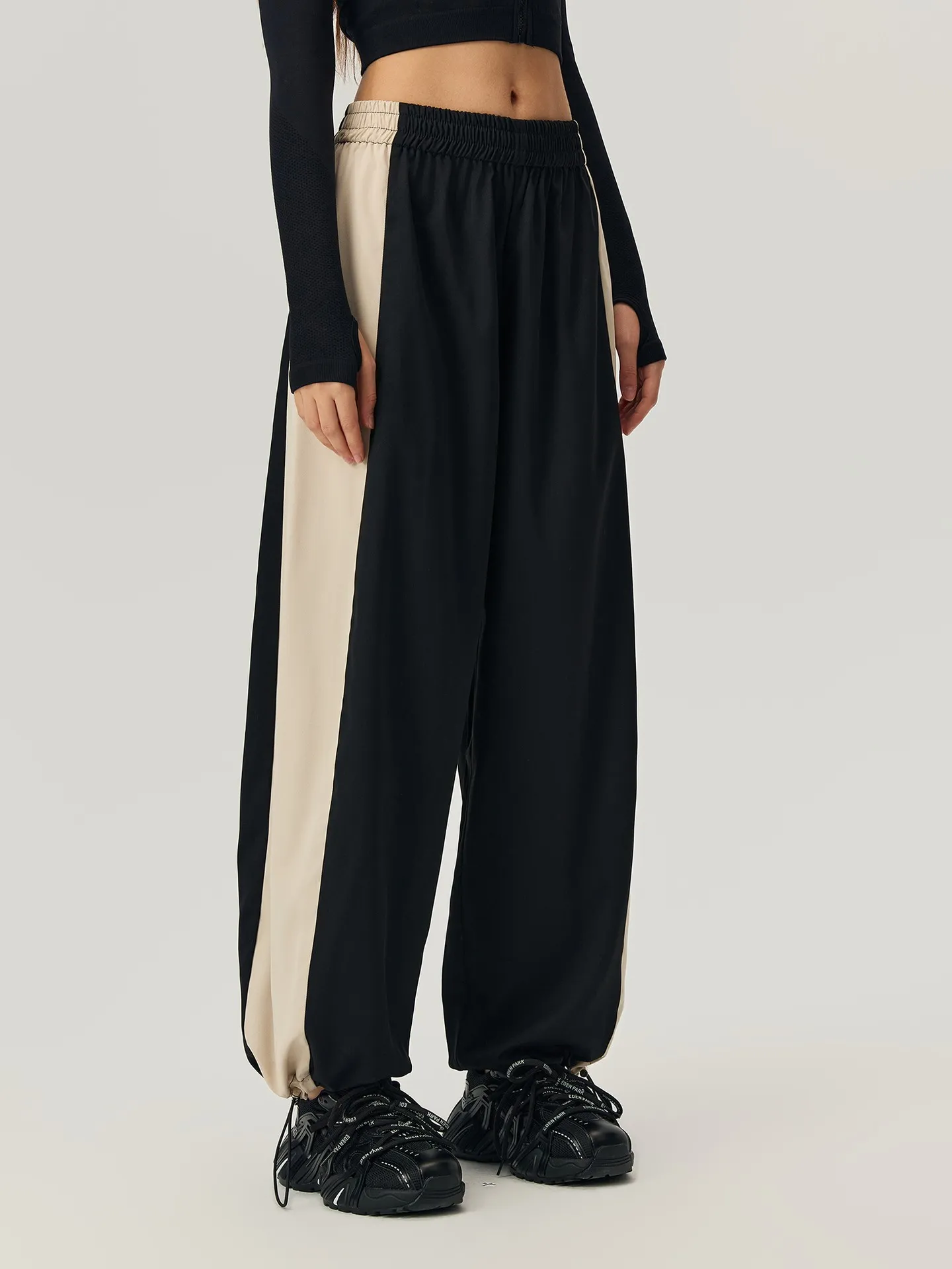 Patchwork Straight Leg Pants | Savana | Bestsellers