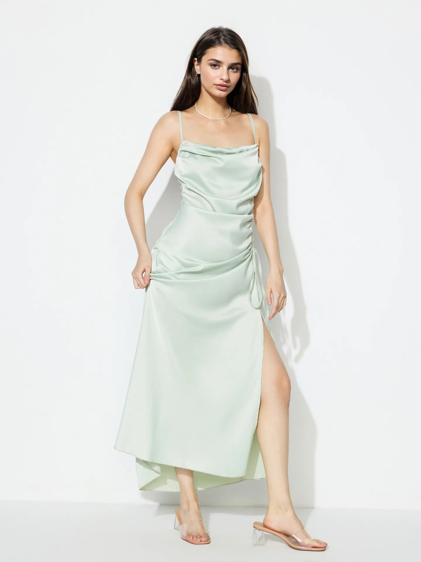 Gathered Slip Dress Savana Bestsellers