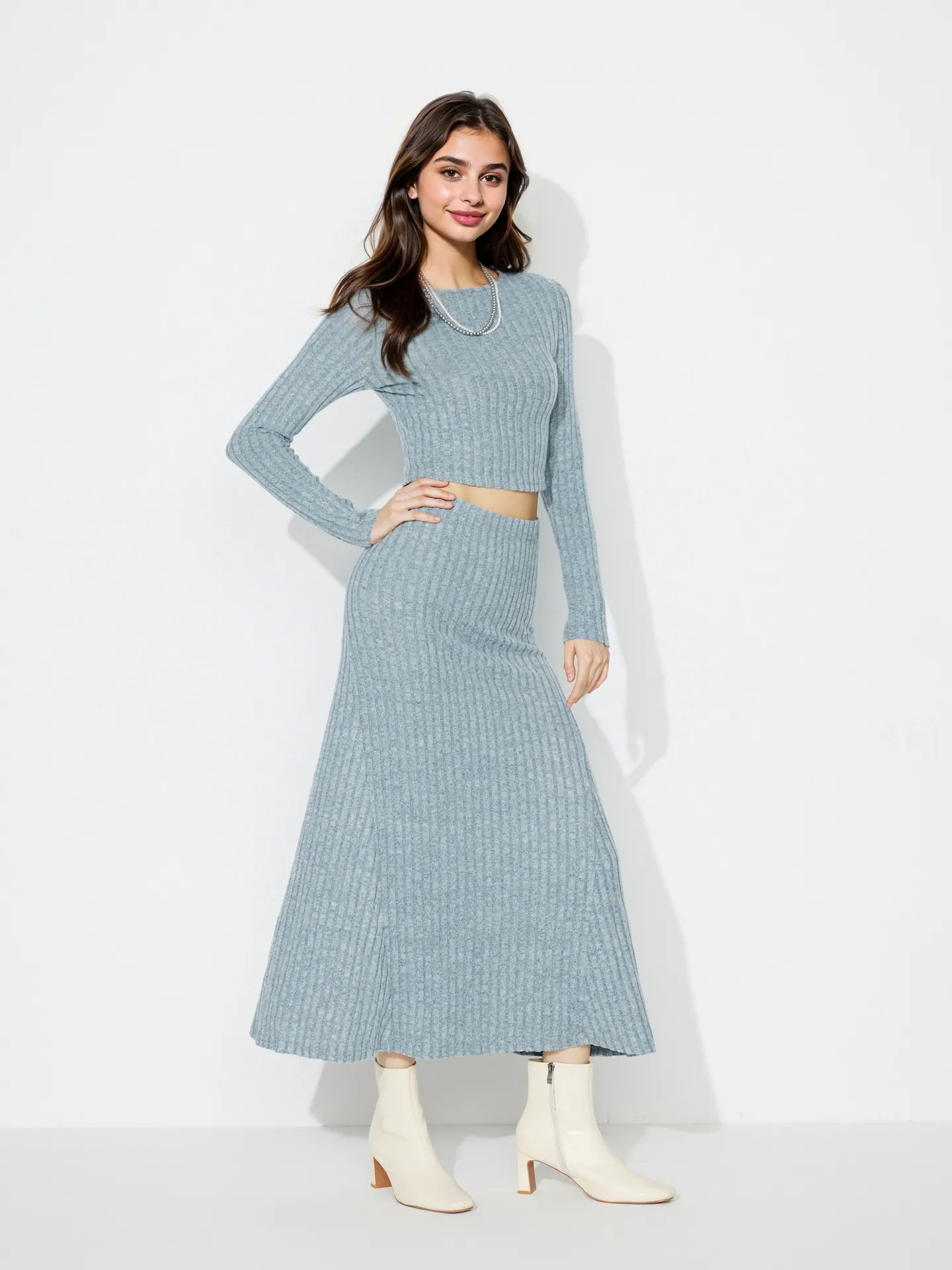 Oona Lawn Printed Navy Co-ord Set