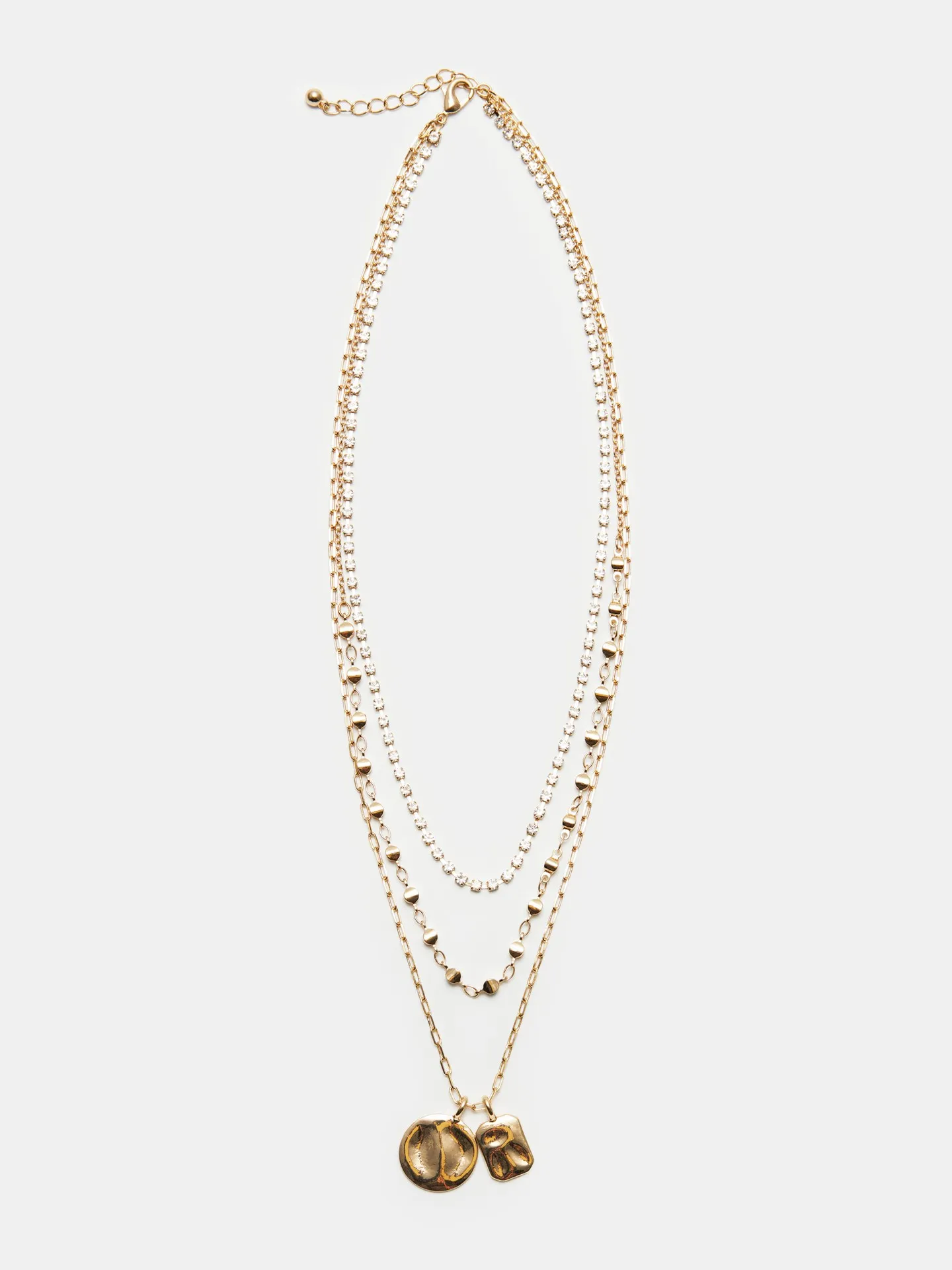 Geometric Artificial Jewellery - Multi-Layer Necklace