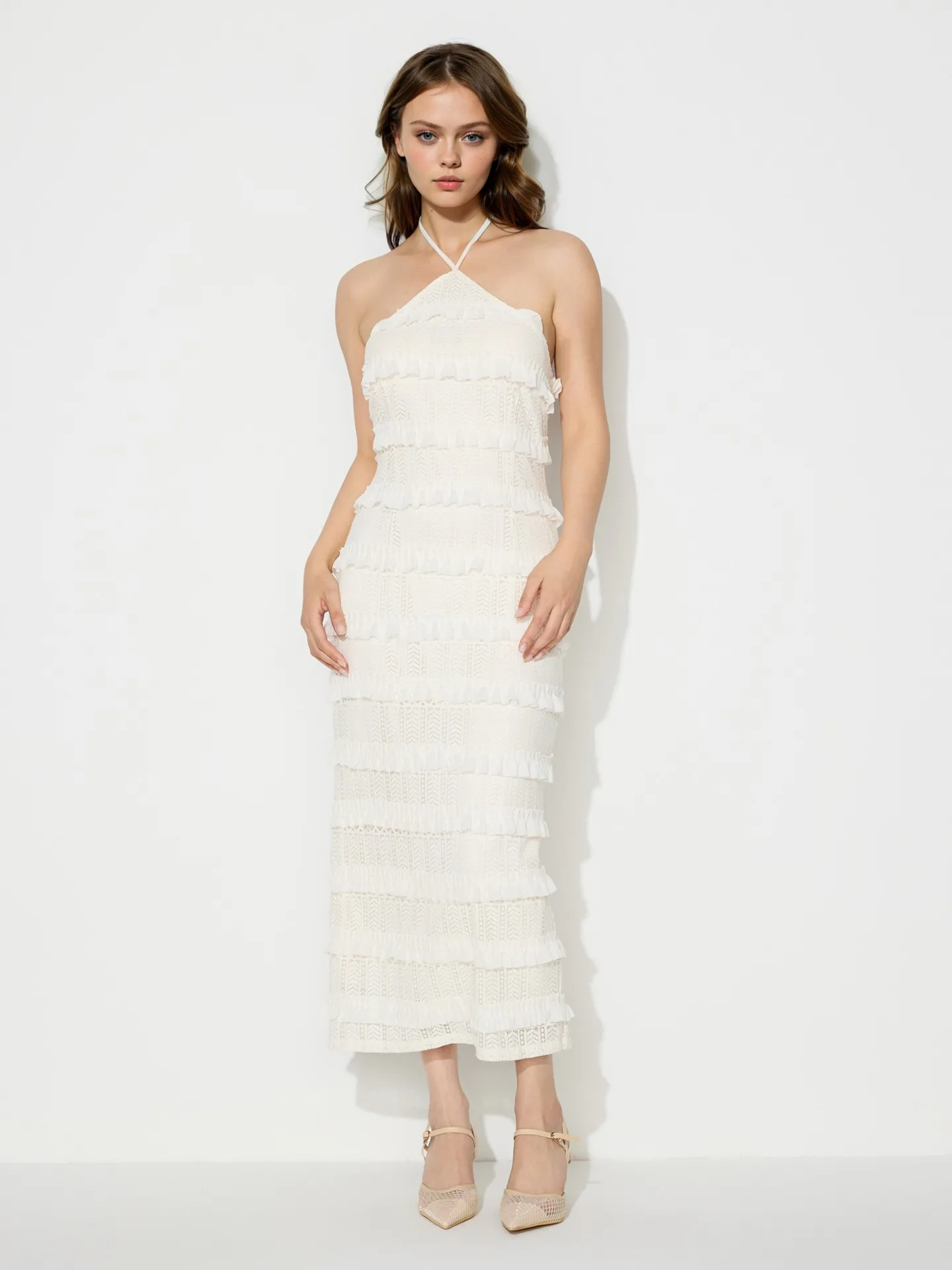 Ruffle Bodycon Dress